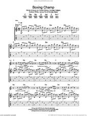 Cover icon of Boxing Champ sheet music for guitar (tablature) by Kaiser Chiefs, Andrew White, Charlie Wilson, James Rix, Nicholas Baines and Nicholas Hodgson, intermediate skill level