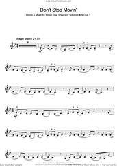 Cover icon of Don't Stop Movin' sheet music for violin solo by S Club 7, Sheppard Solomon and Simon Ellis, intermediate skill level