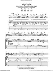 Cover icon of Highroyds sheet music for guitar (tablature) by Kaiser Chiefs, Andrew White, Charlie Wilson, James Rix, Nicholas Baines and Nicholas Hodgson, intermediate skill level
