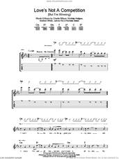 Cover icon of Love's Not A Competition (But I'm Winning) sheet music for guitar (tablature) by Kaiser Chiefs, Andrew White, Charlie Wilson, James Rix, Nicholas Baines and Nicholas Hodgson, intermediate skill level