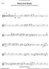 Cover icon of Bend And Break sheet music for violin solo by Tim Rice-Oxley, Richard Hughes and Tom Chaplin, intermediate skill level