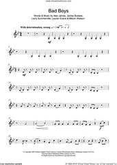Cover icon of Bad Boys sheet music for clarinet solo by Alexandra Burke, Alex James, James Busbee, Larry Summerville, Lauren Evans and Melvin Watson, intermediate skill level