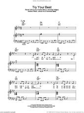 Cover icon of Try Your Best sheet music for voice, piano or guitar by Kaiser Chiefs, Andrew White, Charlie Wilson, James Rix, Nicholas Baines and Nicholas Hodgson, intermediate skill level