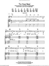 Cover icon of Try Your Best sheet music for guitar (tablature) by Kaiser Chiefs, Andrew White, Charlie Wilson, James Rix, Nicholas Baines and Nicholas Hodgson, intermediate skill level