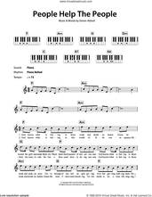 Cover icon of People Help The People sheet music for piano solo (chords, lyrics, melody) by Birdy, Cherry Ghost and Simon Aldred, intermediate piano (chords, lyrics, melody)