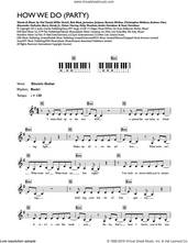 Cover icon of How We Do (Party) sheet music for piano solo (chords, lyrics, melody) by Rita Ora, Alexander Delicata, Andre Davidson, Andrew Harr, Berry Gordy Jr., Bob West, Bonnie McKee, Christopher Wallace, Hal David, Jermaine Jackson, Kelly Sheehan, Osten Harvey, Sean Davidson and Willie Hutch, intermediate piano (chords, lyrics, melody)