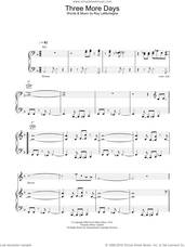 Cover icon of Three More Days sheet music for voice, piano or guitar by Ray LaMontagne, intermediate skill level