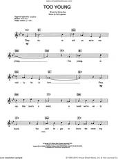 Cover icon of Too Young sheet music for piano solo (chords, lyrics, melody) by Nat King Cole, Sidney Lippman and Sylvia Dee, intermediate piano (chords, lyrics, melody)