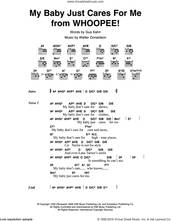 Cover icon of My Baby Just Cares For Me sheet music for guitar (chords) by Nina Simone, Gus Kahn and Walter Donaldson, intermediate skill level