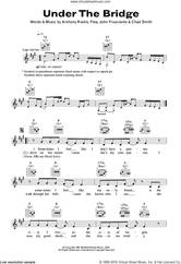 Cover icon of Under The Bridge sheet music for voice and other instruments (fake book) by Red Hot Chili Peppers, All Saints, Anthony Kiedis, Chad Smith, Flea and John Frusciante, intermediate skill level