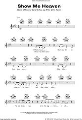 Cover icon of Show Me Heaven sheet music for voice and other instruments (fake book) by Maria McKee, Eric Rackin and Jay Rifkin, intermediate skill level