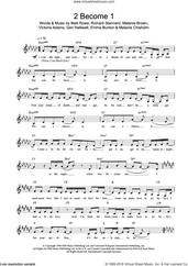 Cover icon of 2 Become 1 sheet music for voice and other instruments (fake book) by Spice Girls, intermediate skill level