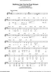 Cover icon of Nothing Like You've Ever Known (from Tell Me On A Sunday) sheet music for voice and other instruments (fake book) by Andrew Lloyd Webber and Sarah Brightman, intermediate skill level