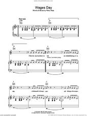 Cover icon of Wages Day sheet music for voice, piano or guitar by Deacon Blue and Ricky Ross, intermediate skill level