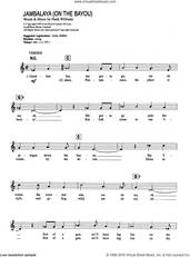 Cover icon of Jambalaya (On The Bayou) sheet music for piano solo (chords, lyrics, melody) by Carpenters and Hank Williams, intermediate piano (chords, lyrics, melody)