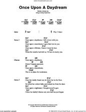 Cover icon of Once Upon A Daydream sheet music for guitar (chords) by The Police, Andy Summers and Sting, intermediate skill level