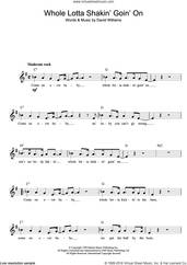 Cover icon of Whole Lotta Shakin' sheet music for voice and other instruments (fake book) by Dave Williams, intermediate skill level