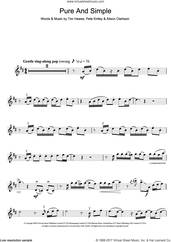 Cover icon of Pure And Simple sheet music for violin solo by Hear'Say, Alison Clarkson, Pete Kirtley and Tim Hawes, intermediate skill level