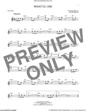 Cover icon of What'll I Do? sheet music for alto saxophone solo by Irving Berlin and Bobby Scott, intermediate skill level