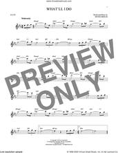 Cover icon of What'll I Do? sheet music for flute solo by Irving Berlin and Bobby Scott, intermediate skill level