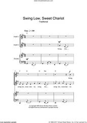 Cover icon of Swing Low, Sweet Chariot (arr. Rick Hein) sheet music for choir  and Rick Hein, intermediate skill level