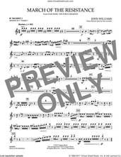 Cover icon of March of the Resistance (from Star Wars: The Force Awakens) - Bb Trumpet Parts (complete set of parts) sheet music for concert band (Trumpet) by John Williams and Paul Lavender, classical score, intermediate skill level