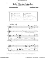 Cover icon of Hodie Christus natus est sheet music for choir (SATB: soprano, alto, tenor, bass) by Jonathan Adams, intermediate skill level