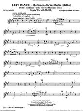 Cover icon of Let's Dance!, the songs of irving berlin (medley) sheet music for orchestra/band (Bb trumpet 1) by Irving Berlin and Mark Brymer, intermediate skill level
