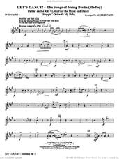 Cover icon of Let's Dance!, the songs of irving berlin (medley) sheet music for orchestra/band (Bb trumpet 2) by Irving Berlin and Mark Brymer, intermediate skill level