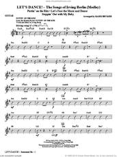 Cover icon of Let's Dance!, the songs of irving berlin (medley) sheet music for orchestra/band (guitar) by Irving Berlin and Mark Brymer, intermediate skill level