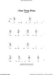 Cover icon of I Saw Three Ships sheet music for ukulele (chords), intermediate skill level