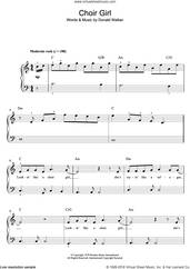 Cover icon of Choir Girl sheet music for piano solo (beginners) by Cold Chisel and Donald Walker, beginner piano (beginners)