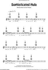 Cover icon of Sophisticated Hula sheet music for ukulele by Sol K. Bright, intermediate skill level
