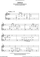 Cover icon of Jealous sheet music for piano solo (5-fingers) by Labrinth, Josh Kear, Natalie Hemby and Timothy McKenzie, beginner piano (5-fingers)