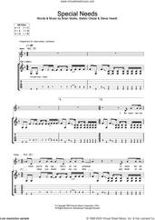 Cover icon of Special Needs sheet music for guitar (tablature) by Placebo, Brian Molko, Stefan Olsdal and Steve Hewitt, intermediate skill level