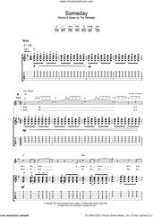 Cover icon of Someday sheet music for guitar (tablature) by Tim Wheeler, intermediate skill level