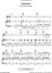 Cover icon of Boyfriend sheet music for voice, piano or guitar by Alphabeat and Anders B, intermediate skill level