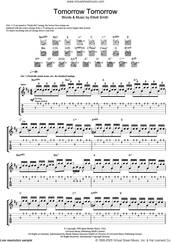 Cover icon of Tomorrow Tomorrow sheet music for guitar (tablature) by Elliott Smith, intermediate skill level