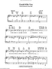 Cover icon of Could It Be You sheet music for voice, piano or guitar by Cole Porter, intermediate skill level
