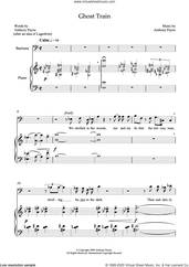 Cover icon of Ghost Train (for baritone and piano) sheet music for voice and piano by Anthony Payne, classical score, intermediate skill level