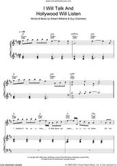 Cover icon of I Will Talk And Hollywood Will Listen sheet music for voice, piano or guitar by Robbie Williams and Guy Chambers, intermediate skill level