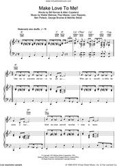 Cover icon of Make Love To Me sheet music for voice, piano or guitar by New Orleans Rhythm Kings, Allen Copeland, Ben Pollack, Bill Norvas, George Bruines, Leon Rappolo, Melville Stitzel, Paul Mares and Walter Melrose, intermediate skill level