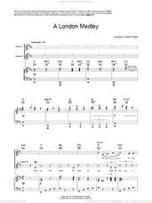 Cover icon of A London Medley (for the Sing London! Festival) sheet music for voice, piano or guitar by Gareth Malone, intermediate skill level