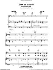 Cover icon of Let's Be Buddies sheet music for voice, piano or guitar by Cole Porter, intermediate skill level