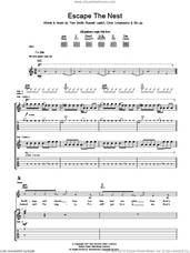 Cover icon of Escape The Nest sheet music for guitar (tablature) by Editors, Chris Urbanowicz, Ed Lay, Russell Leetch and Tom Smith, intermediate skill level