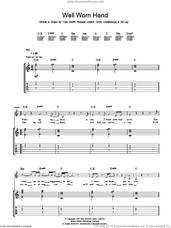 Cover icon of Well Worn Hand sheet music for guitar (tablature) by Editors, Chris Urbanowicz, Ed Lay, Russell Leetch and Tom Smith, intermediate skill level