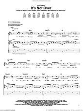 Cover icon of It's Not Over sheet music for guitar (tablature) by Daughtry, American Idol, Brett Young, Chris Daughtry, Gregg Wattenberg and Mark Wilkerson, intermediate skill level
