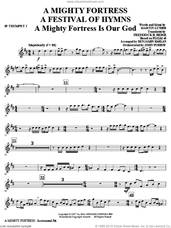Cover icon of A Mighty Fortress, a festival of hymns sheet music for orchestra/band (bb trumpet 2) by Benjamin Harlan, Henry F. Lyte, John Purifoy, Mark Hill and William Henry Monk, intermediate skill level