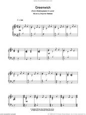 Cover icon of Greenwich (from Shakespeare In Love) sheet music for piano solo by Stephen Warbeck, intermediate skill level