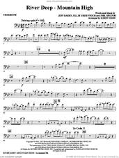 Cover icon of River Deep, mountain high (arr. kirby shaw) sheet music for orchestra/band (trombone) by Kirby Shaw, Tina Turner, Ellie Greenwich, Jeff Barry and Phil Spector, intermediate skill level